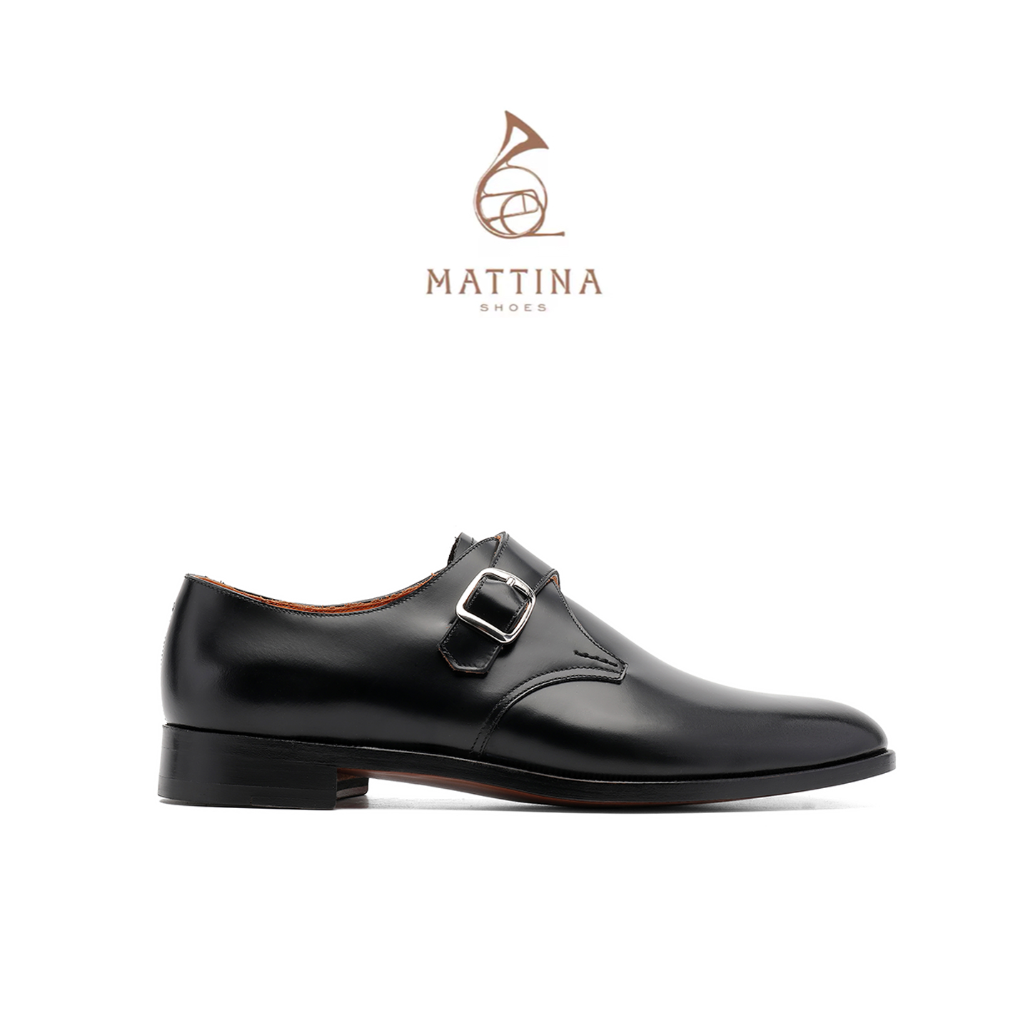 MATTINA2025年秋冬新款正装皮鞋布雷克内线工艺C楦真皮大底孟克鞋