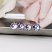 rockboil极光星河舌钉钛钢辣妹欧美舌环少女个性 朋克百搭穿孔饰品