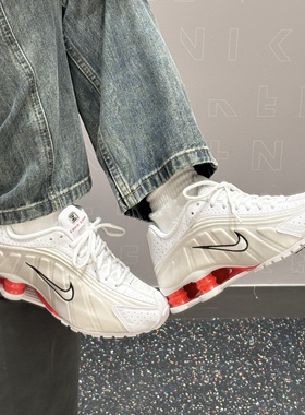 Nike/耐克Shox R4女子新款透气缓震耐磨轻便运动跑步鞋AR3565-103