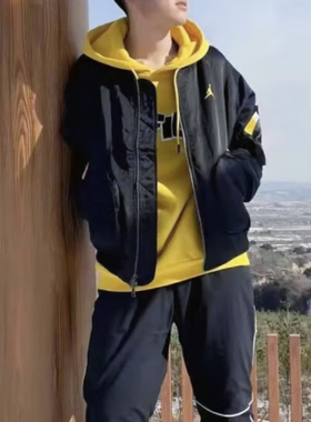 Nike/耐克官方正品JORDAN男士立领休闲运动夹克外套DN3406-010