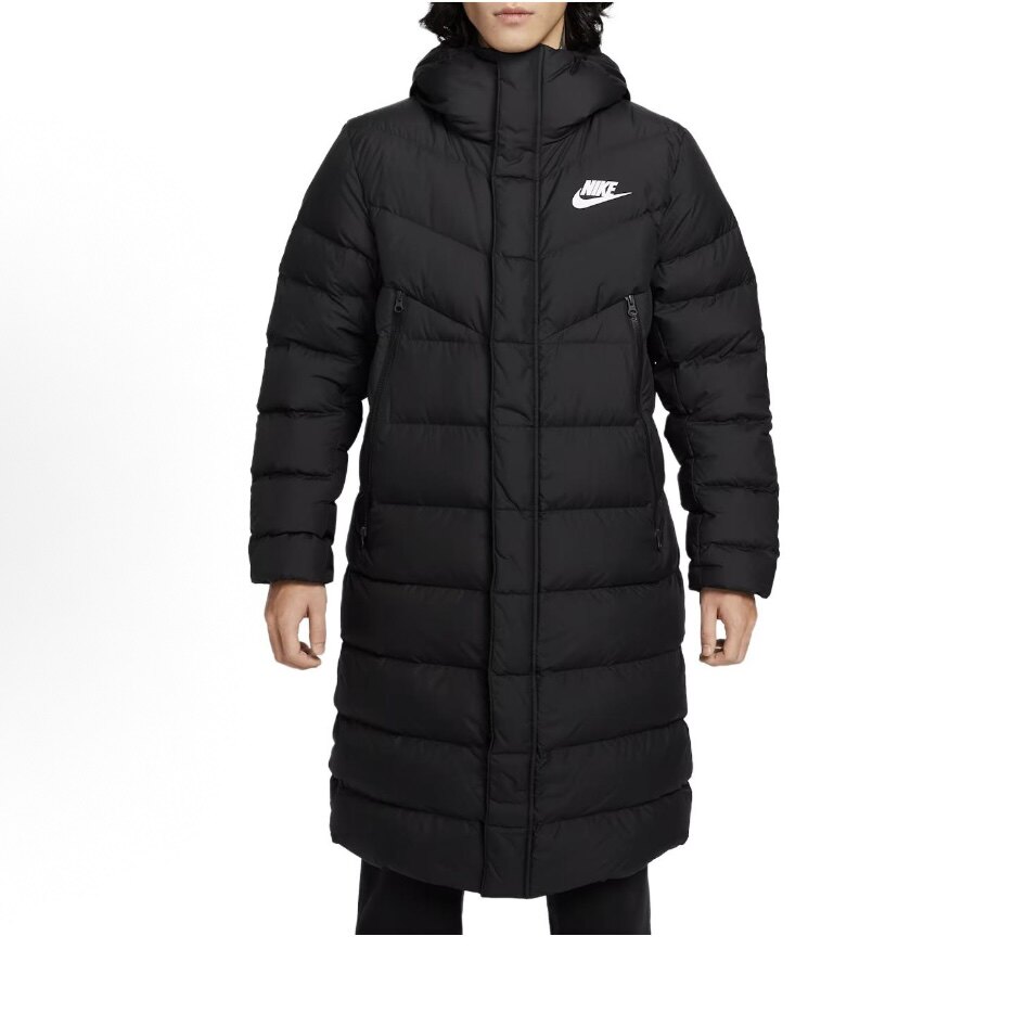 NIKE/耐克男装 运动休闲舒适保暖连帽长款羽绒服IB2963-010