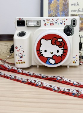 现货wide400保护壳白色拍立得相机透明壳 宽幅w400复古包皮套