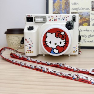 现货wide400保护壳白色拍立得相机透明壳 宽幅w400复古包皮套