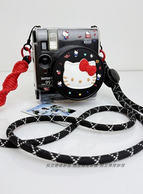 富士instax拍立得mini99透明保护壳相机包保护套背带 取景器贴膜