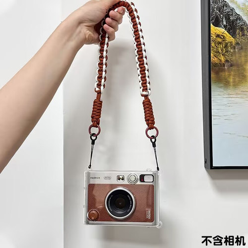 富士mini EVO拍立得相机透明保护壳套 复古迷你包 钢化膜镜头盖