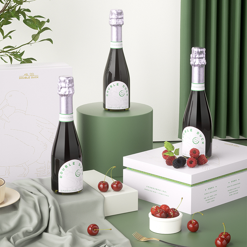 太阳之印| DoubleDuck双鸭成双 黑龙江阿穆尔天然发酵甜型起泡酒