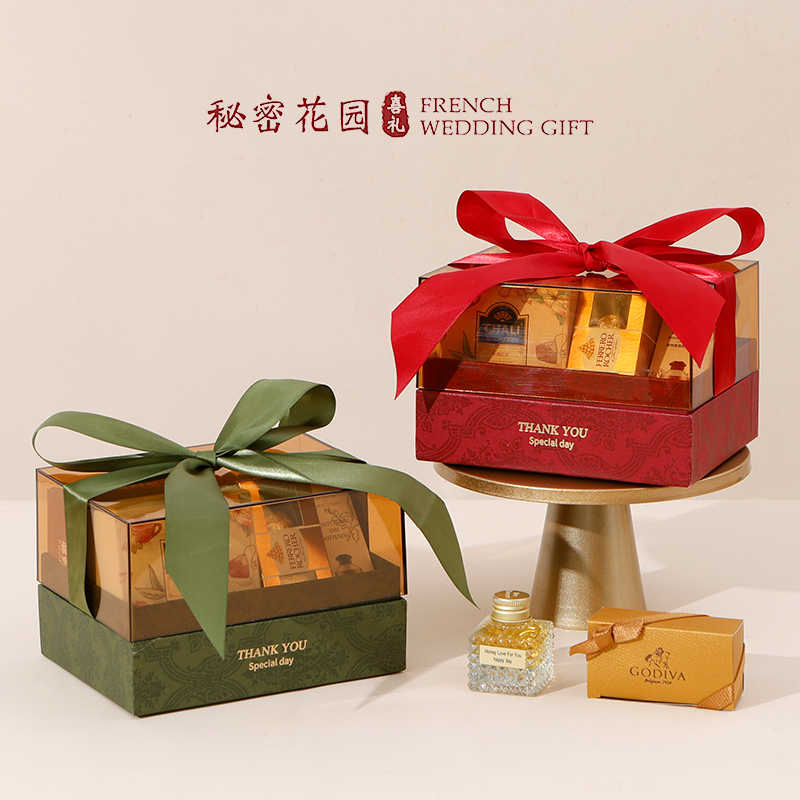 高档亚克力喜糖伴手礼婚宴回礼