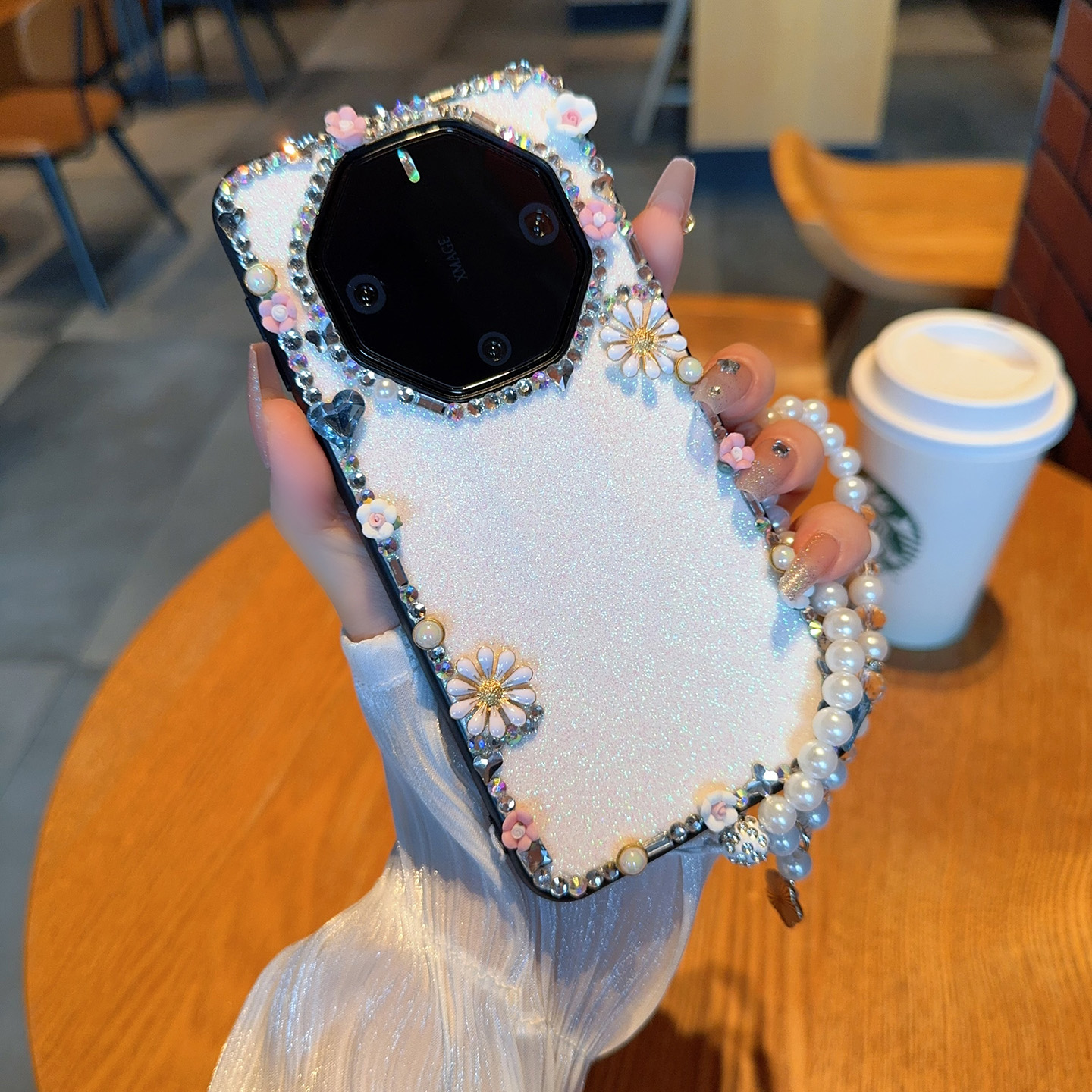 适用荣耀magic7rsr手机壳带钻潮