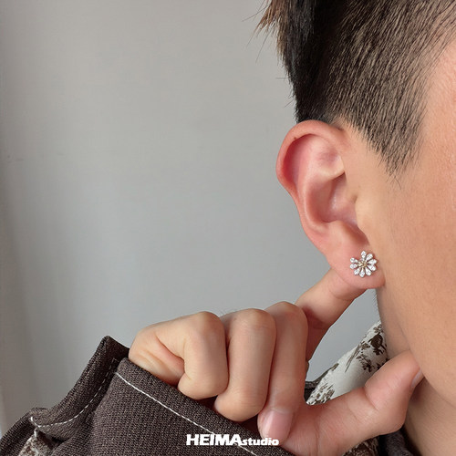【GD权志龙同款】纯银小雏菊耳钉