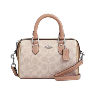 COACH/蔻驰Mini Rowan Crossbody 女士波士顿桶包手拎包斜挎包