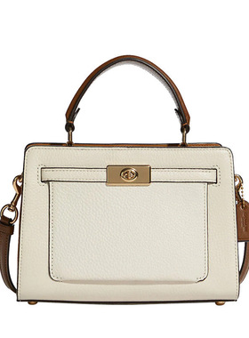 COACH 蔻驰 Mini Lane 女士斜挎包手拎包 白色 C8319-IMTVF