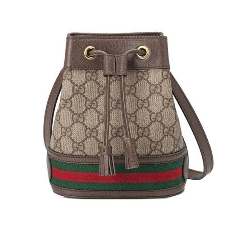 Gucci/古驰老花迷你水桶包女单肩斜挎包红绿条纹抽绳桶包,箱包皮具/热销女包/男包,单肩包,淘宝优惠券,粉丝福利购,淘宝优惠卷