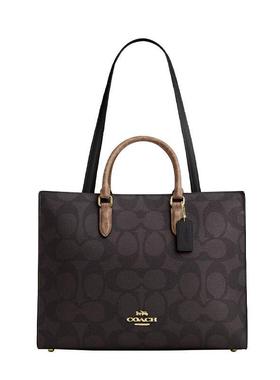 COACH/蔻驰Maggie Tote Bag 男女同款托特包公文包单肩包手提包