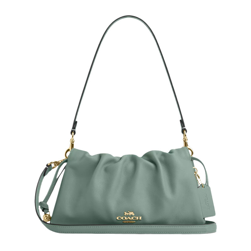 COACH/蔻驰Faye Shoulder Bag 女士单肩包斜挎包 抽绳褶皱款