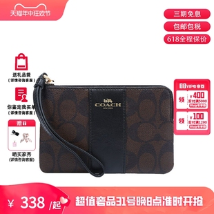 Zip COACH Corner 女士手拎钱包零钱包卡包手机包 蔻驰 Wristlet