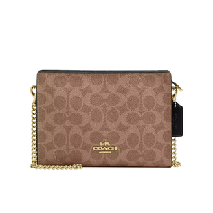 女士链条斜挎包单肩包手拿包 Bag 链条可拆卸 蔻驰Slim COACH