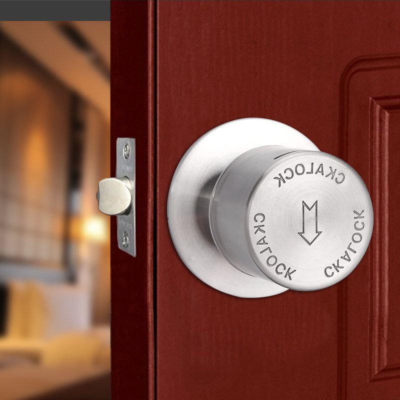 杰犀机械磁卡锁公寓旅馆家用房门锁球形锁室内老式插卡宾馆门锁