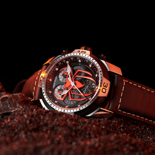 联名瑞夫泰格品牌男防水全自动机械手表男炫酷个性运动夜光十大