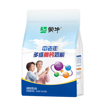 蒙牛中老年奶粉多维高钙独立包装