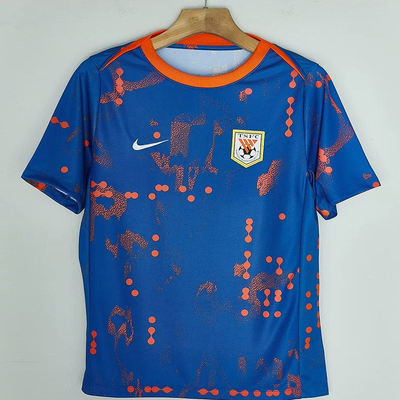 耐克2025山东泰山球员热身球衣