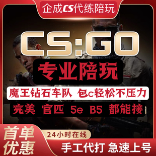 CS2陪玩CSGO枪男教学魔王钻石车队职业选手包C陪打完美5e官匹娱乐