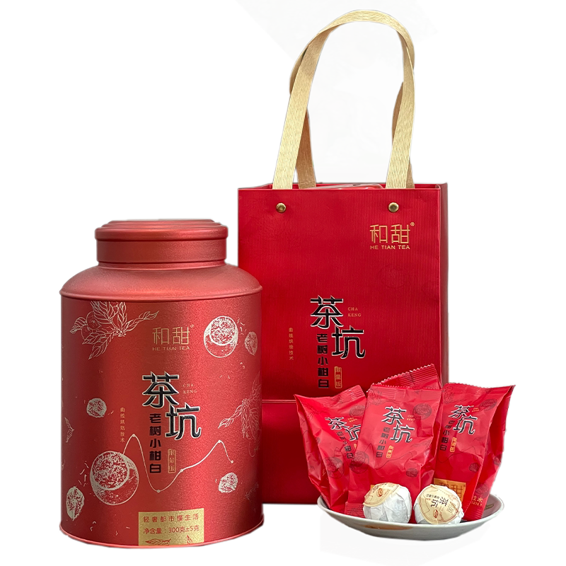 八方茶园 2017年和甜小柑白茶坑老树茶限量版300克