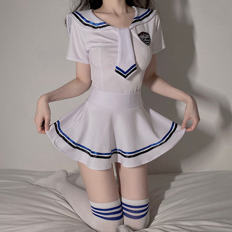 情qqny趣内衣性感水手服学生装小胸清纯jk制服软妹可爱套装学院风