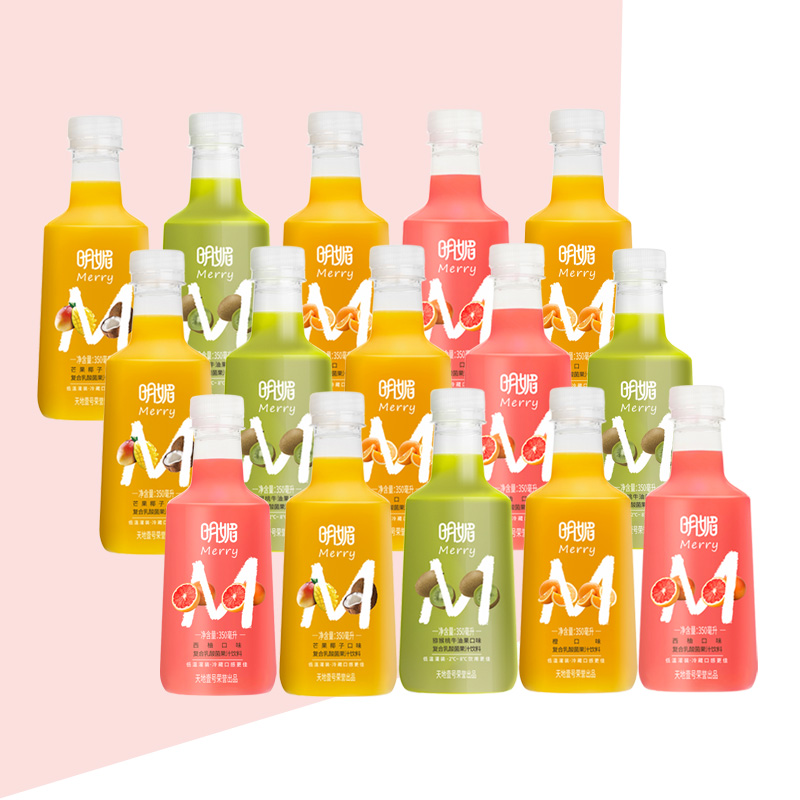 明媚复合乳酸菌果汁饮料350ml