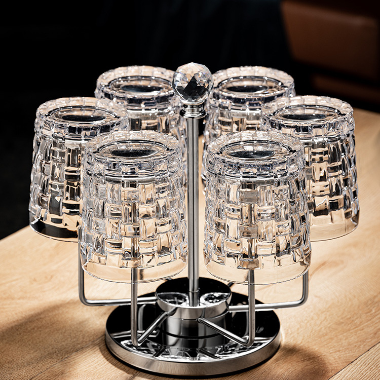 轻奢高档水晶玻璃威士忌杯套装