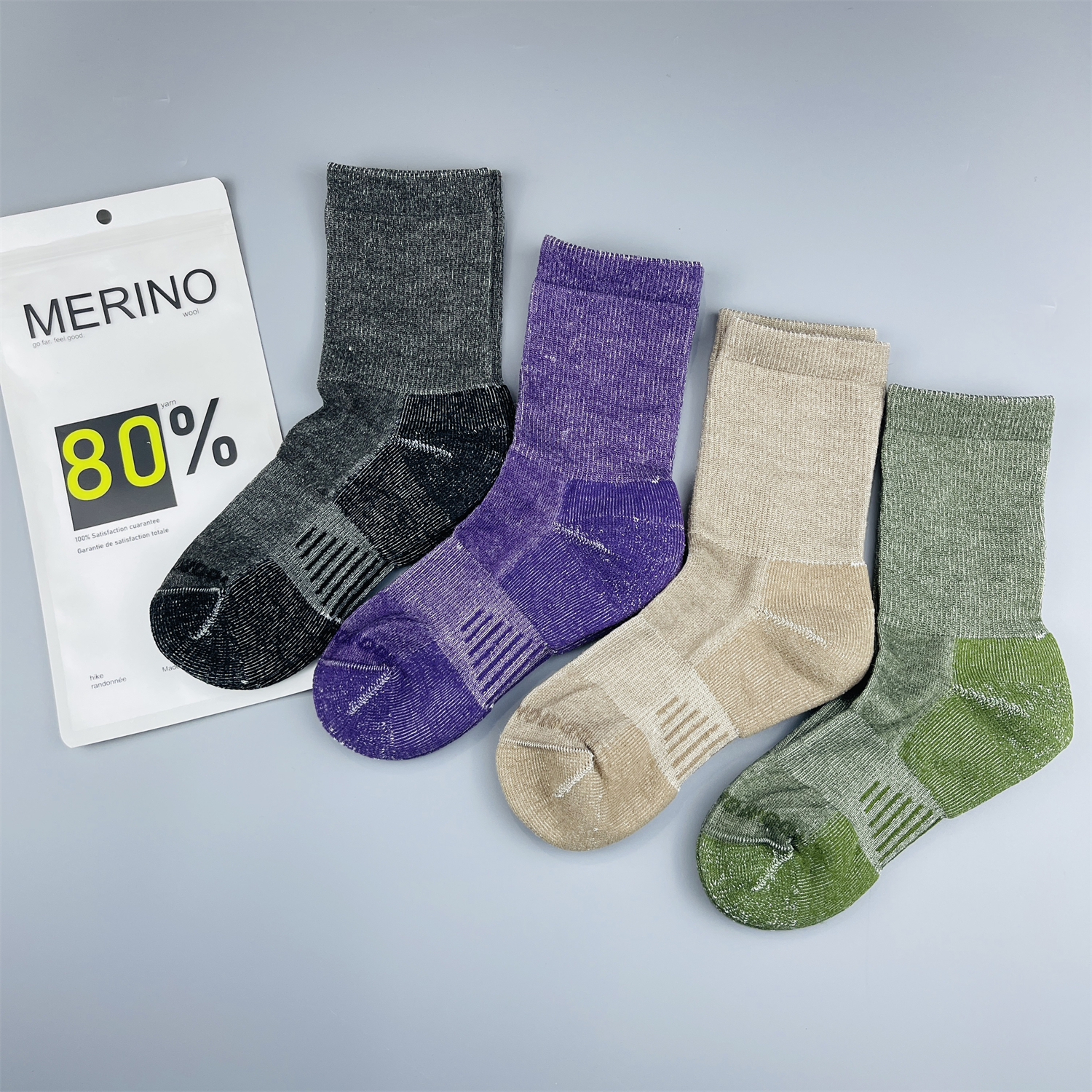 美利奴羊毛袜子户外登山骑行袜子