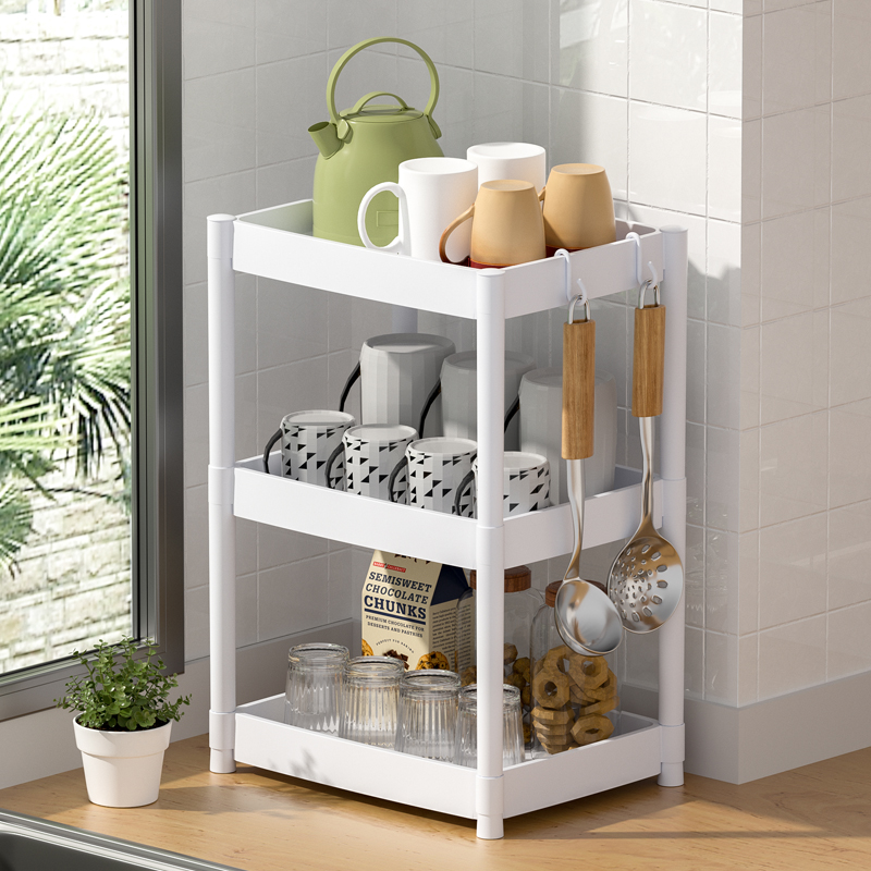 多层落地式桌面厨房置物架