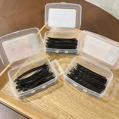 发夹简约固定黑色刘海少女头饰