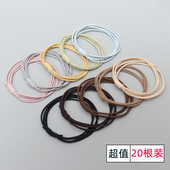 高弹力耐用橡皮筋女扎头发头绳小皮套女夏季 发绳简约气质发圈头饰
