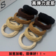 高马尾丸子头皮筋女扎头发绳黑不勒粗无缝发圈高弹力新款 耐用头绳