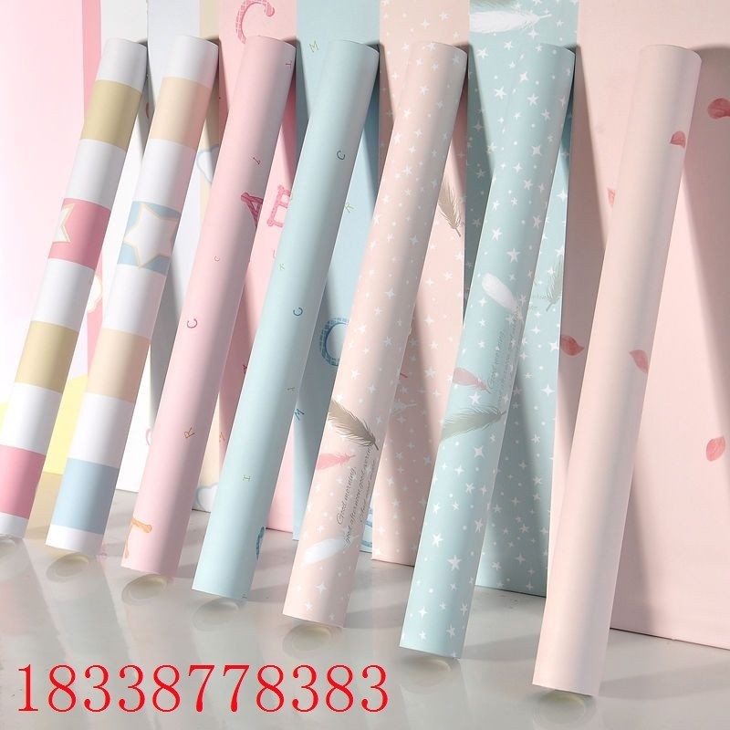 墙纸自粘卧室温馨少女心网红房间布置宿舍装饰出租房防水贴纸墙贴_虎窝淘