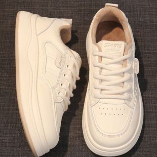 加绒小白鞋女新款秋冬季女鞋子百搭轻便平底运动休闲板鞋