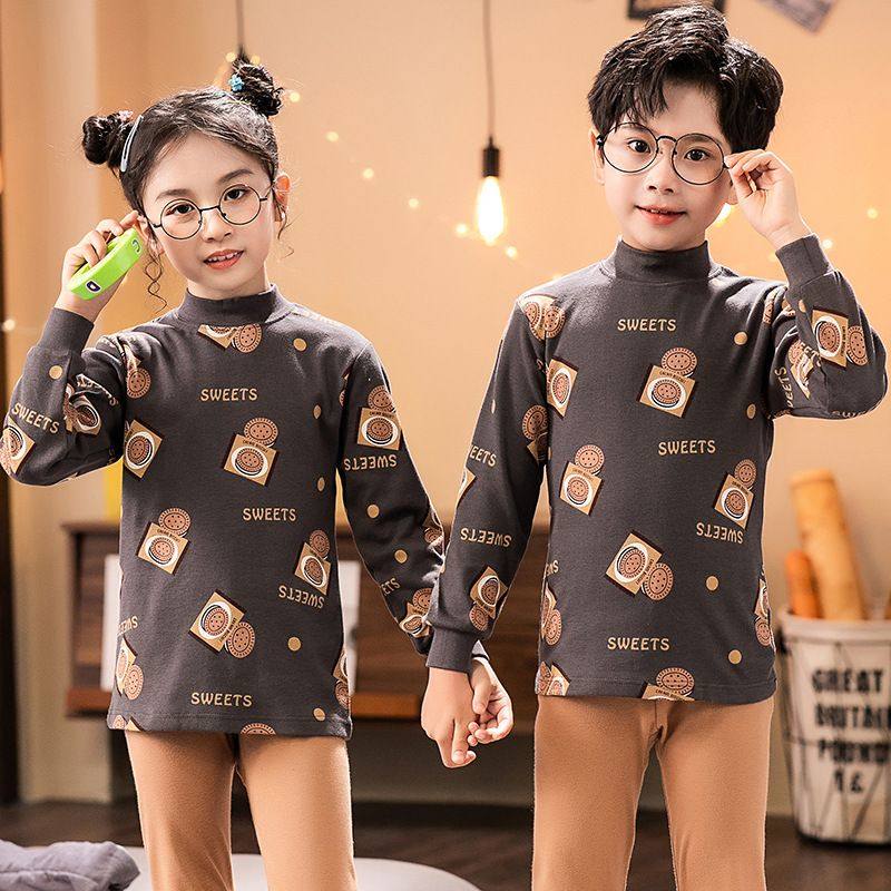 儿童睡衣套装纯棉男童秋衣秋裤女童宝宝保暖内衣中小童打底棉毛衫,童装/婴儿装/亲子装,内衣套装,淘宝优惠券,粉丝福利购,淘宝优惠卷