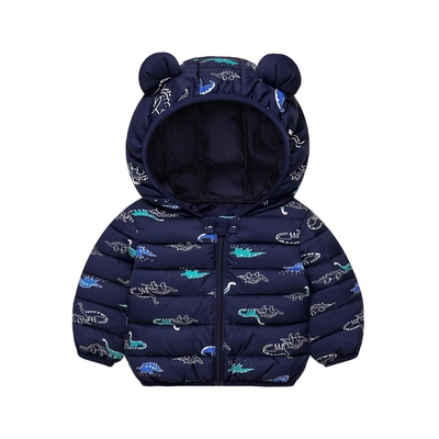儿童羽绒棉服宝宝秋冬轻薄外套女童冬装男童棉袄婴儿保暖中小童潮