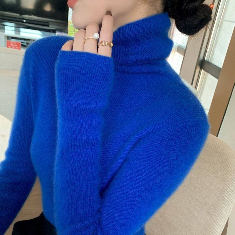 高级感针织衫高领毛衣女内搭秋冬显瘦修身针织纯色百搭紧身打底衫,女装/女士精品,羊绒衫,淘宝优惠券,粉丝福利购,淘宝优惠卷