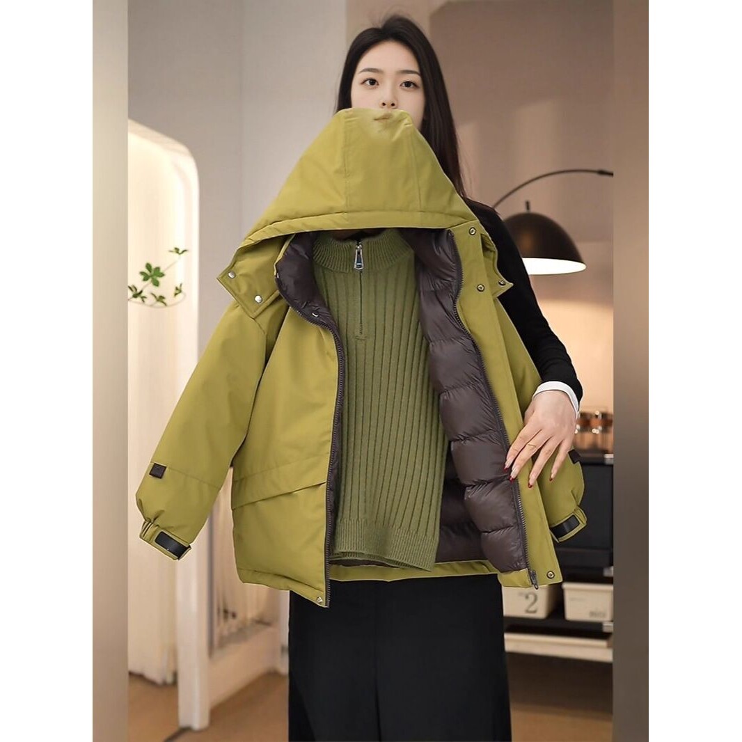 男童儿童羽绒棉服中大童冲锋衣棉袄外套保暖冬季加厚拼色棉衣宝宝