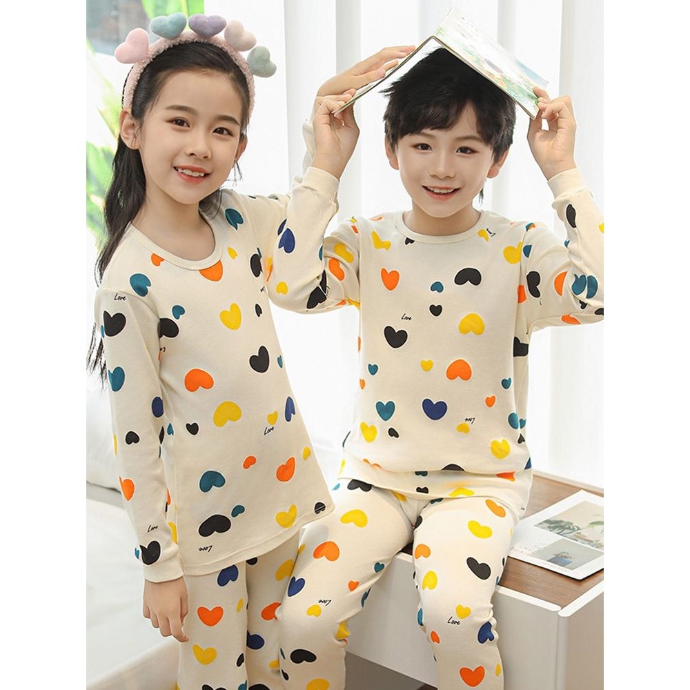 儿童秋衣秋裤纯棉男童打底棉毛衫中小童衬衣线裤女童保暖内衣套装,童装/婴儿装/亲子装,内衣套装,淘宝优惠券,粉丝福利购,淘宝优惠卷