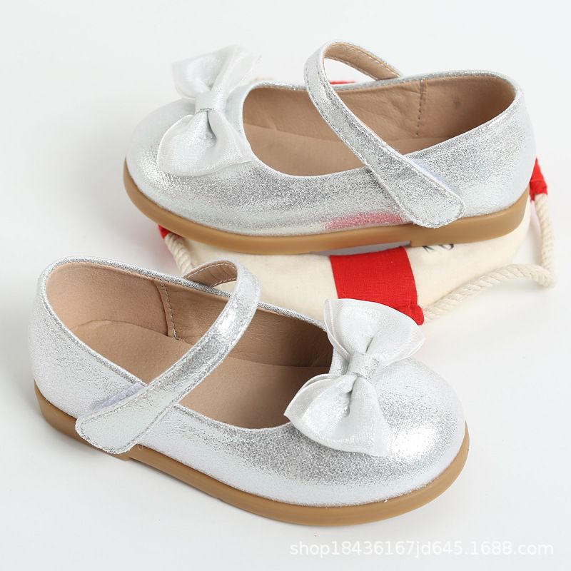 女童学步鞋春秋软底宝宝皮鞋小童公主鞋儿童单鞋婴幼儿稳步鞋童鞋