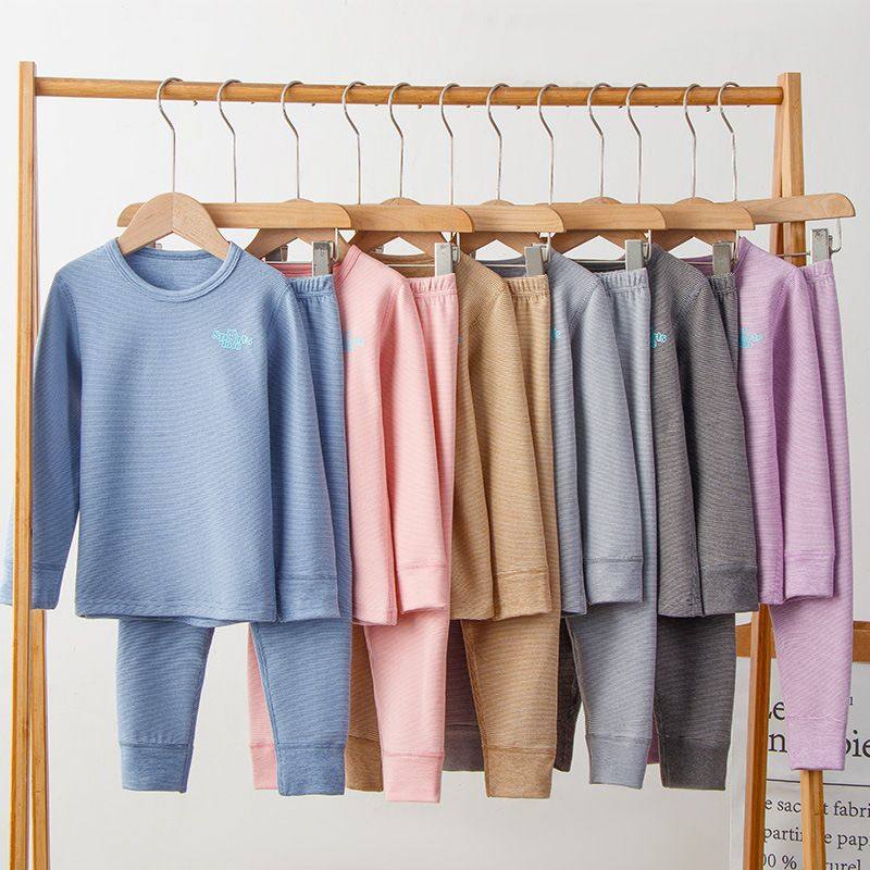 秋冬儿童保暖内衣套装中大童磨加绒条纹家居服打底男女童秋衣秋裤,童装/婴儿装/亲子装,内衣套装,淘宝优惠券,粉丝福利购,淘宝优惠卷