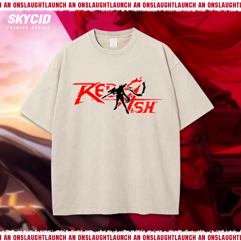 胜利女神nikke小红帽周边短袖T恤