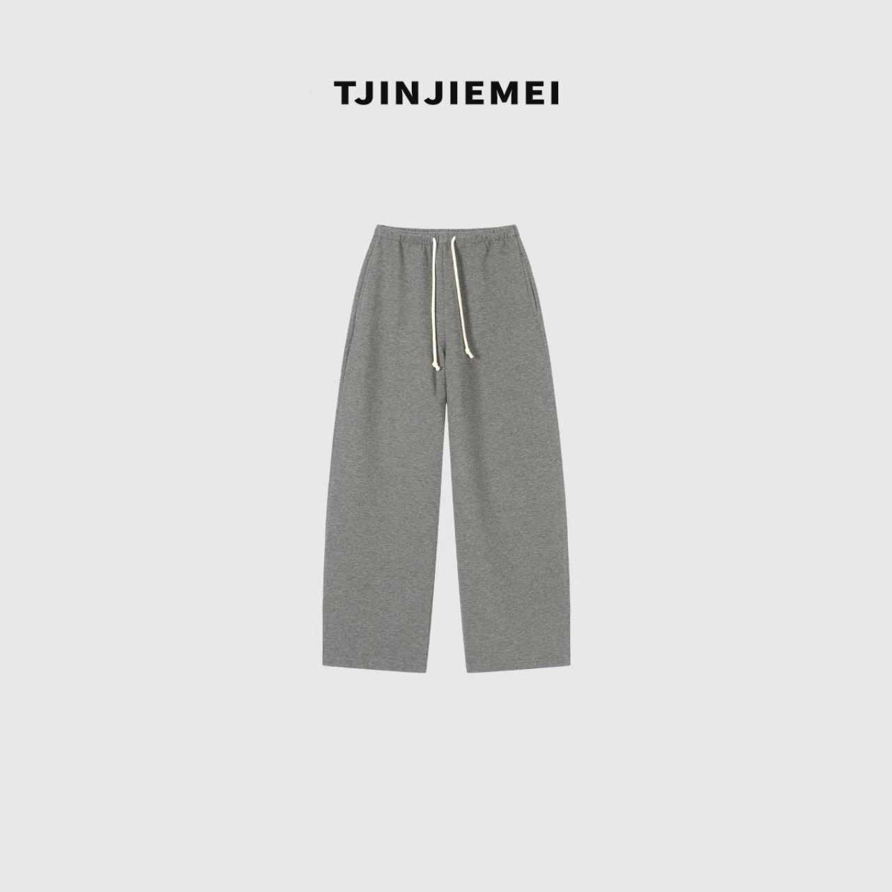 T井姐妹【香蕉裤】设计感宽松休闲 百搭直筒裤KZ2509-K2336