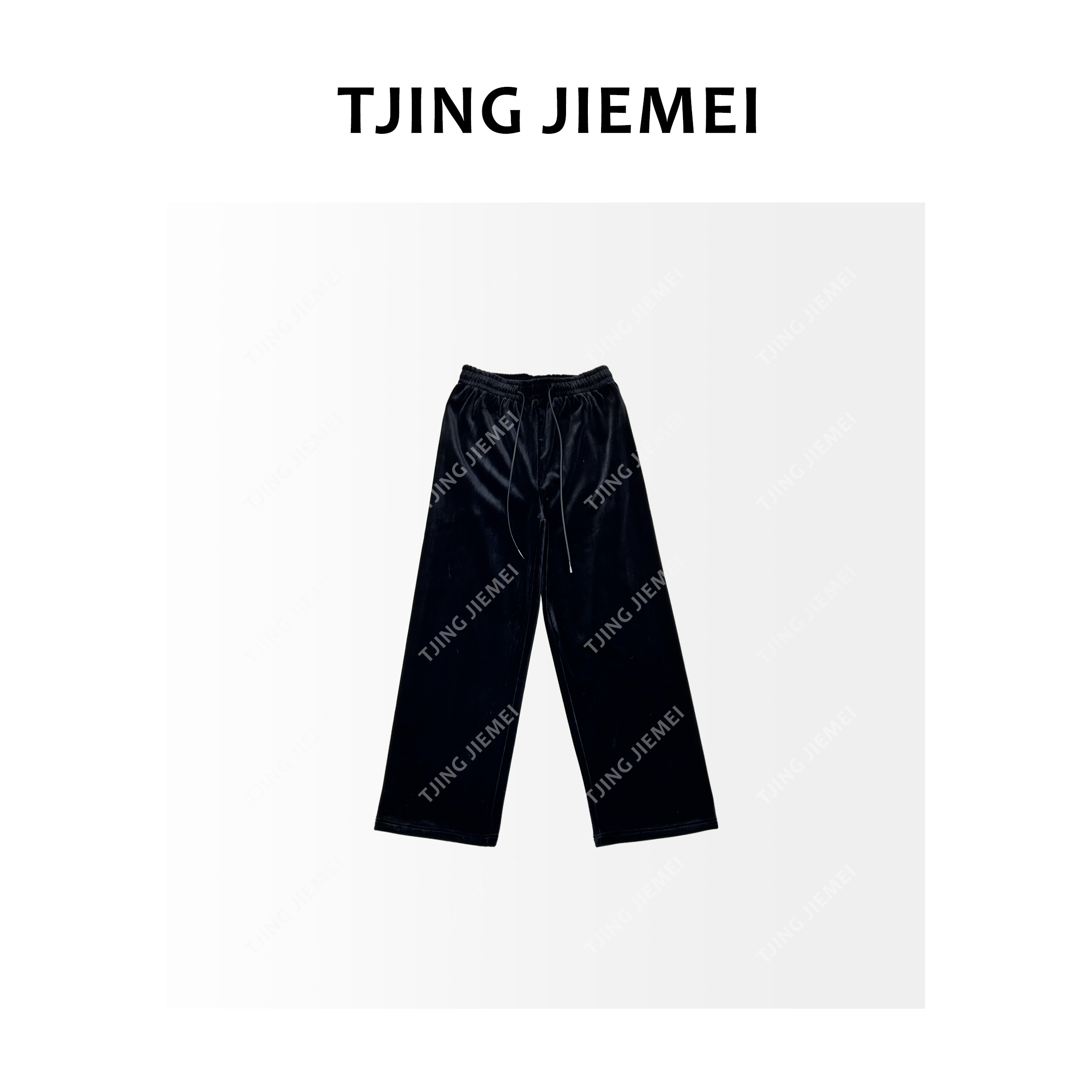 娟娟【黑丝绒】轻奢加绒直筒时尚休闲裤子KZ2147230