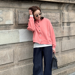 新款 春季 轻奢时尚 短款 25290 T井姐妹 外套WT2601 西柚