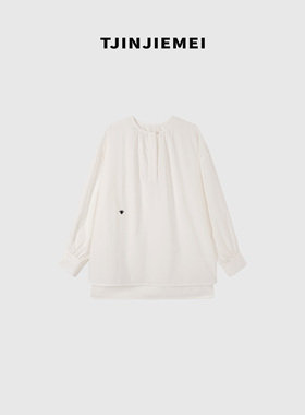 T井姐妹【刺绣蜜蜂】设计感气质百搭衬衫CS2507-TJ415