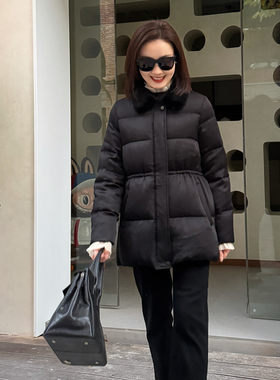 T井姐妹【冬季恋歌】设计感精致气质水貂领鹅绒服ERF22102303