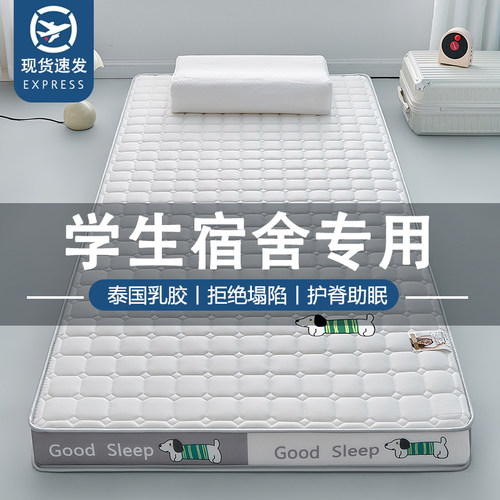 乳胶床垫遮盖物软垫家用打地铺睡垫褥子学生宿舍单人地铺海绵垫子 - 封面